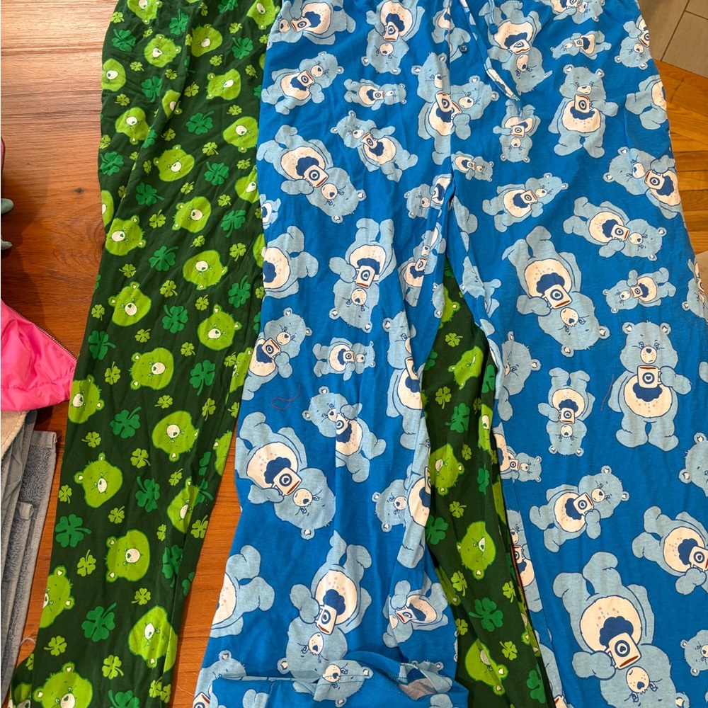 Care Bears Pajama bottoms Bundle- Blue and Green